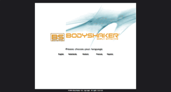 Desktop Screenshot of bodyshaker.com